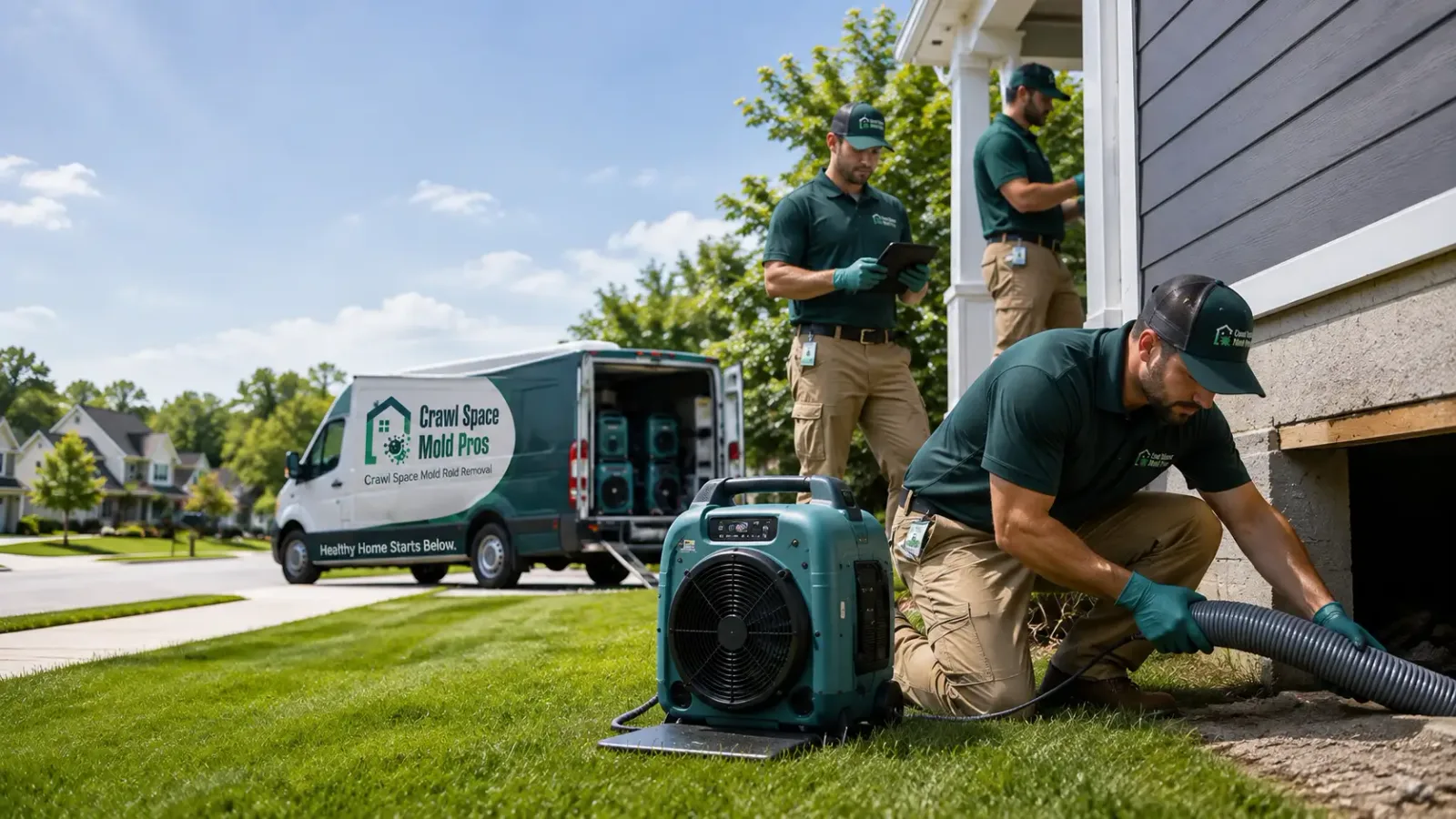 Crawl Space Mold Removal in Porcupine, SD